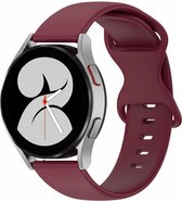 By Qubix Solid color sportband - Bordeaux - Xiaomi Mi Watch - Xiaomi Watch S1 - S1 Pro - S1 Active - Watch S2