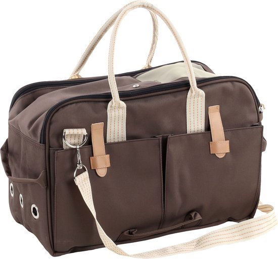 Flamingo Hondentas Doline - Bruin - 52 x 25 x 35 cm