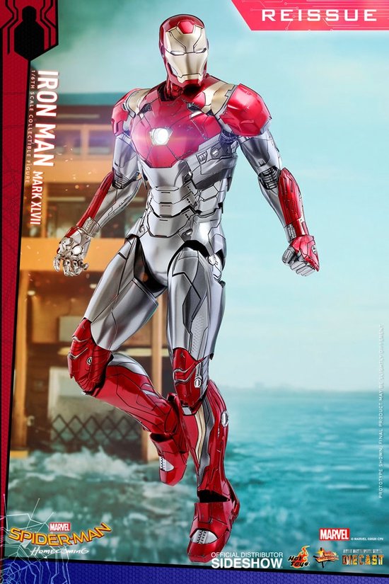 Hot Toys: Spider-Man Homecoming - Iron Man Mark XLVII 1:6 scale Figuur - Hot toys