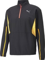 Puma Run Ultraweave S Jacket Heren - sportjas - zwart/oranje - Mannen