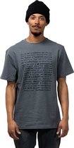 Jones Mantra Biologisch Katoenen T-shirt Met Korte Mouwen Grijs M Man