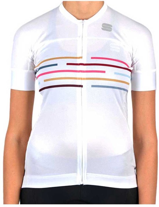 Sportful Fietsshirt korte mouwen Dames Wit  - V�LODROME W SHORT SLEEVE JERSE WHITE - XL