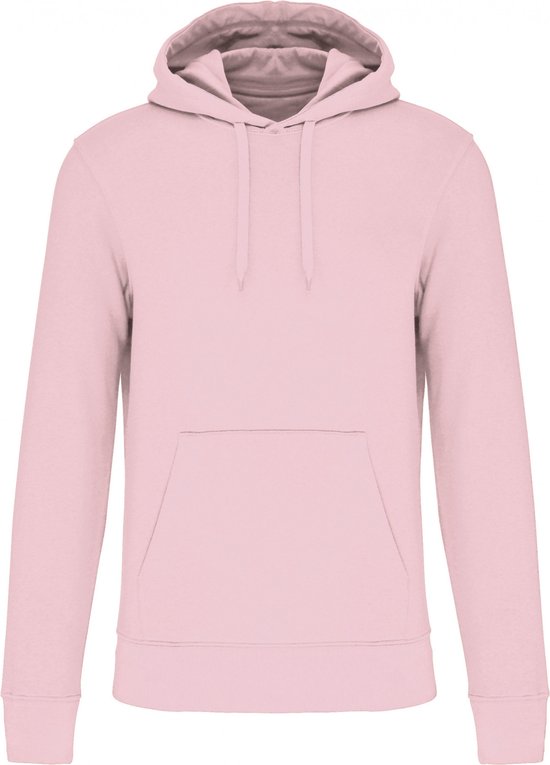 Sweatshirt Heren S Kariban Lange mouw Pale Pink 85% Katoen, 15% Polyester