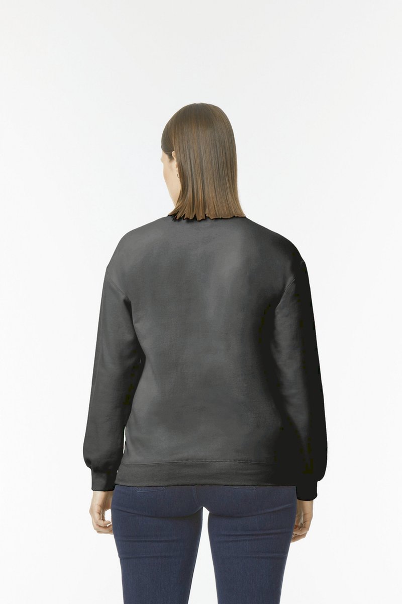 Gildan Sweater ronde hals Midweight Softstyle GISF000 - Black - L