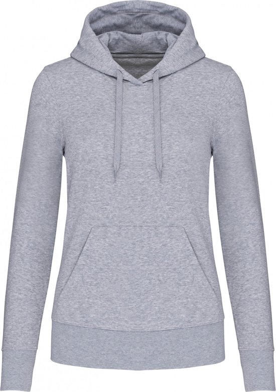 Sweatshirt Dames XS Kariban Lange mouw Oxford Grey 85% Katoen, 15% Polyester