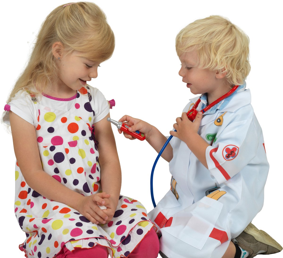 Klein Toys dokterskoffer - incl. speelgoedinstrumenten en handleiding voor eerstehulp - 26,5x9,5x23 cm - rood — afbeelding 4