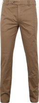 Meyer - Broek Roma Chino Lichtbruin - Heren - Maat 27 - Regular-fit