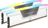 Corsair Vengeance RGB - Geheugen - DDR5 - 64 GB: 2 x 32 GB - 288-PIN - 6000 MHz / PC5-48000 - CL30 - 1.4V - Intel XMP 3.0 - wit