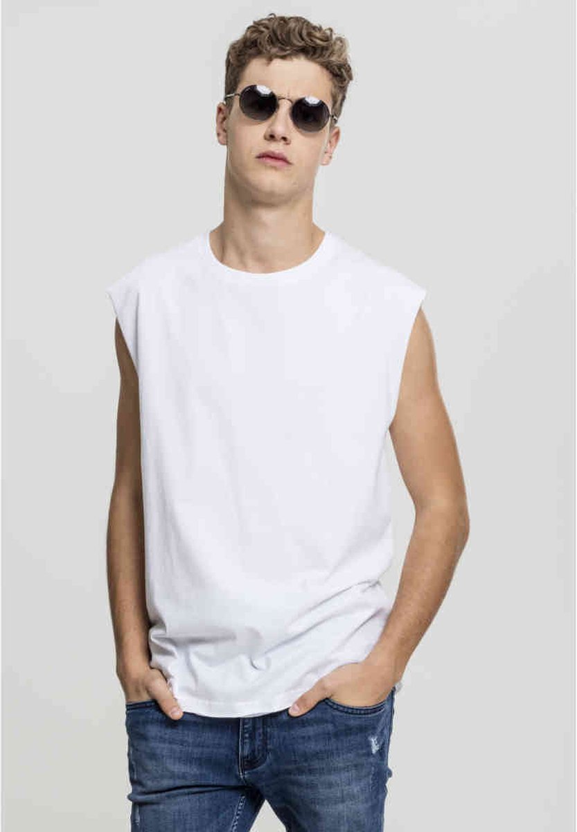Urban Classics Open Edge Tanktop 3XL Wit