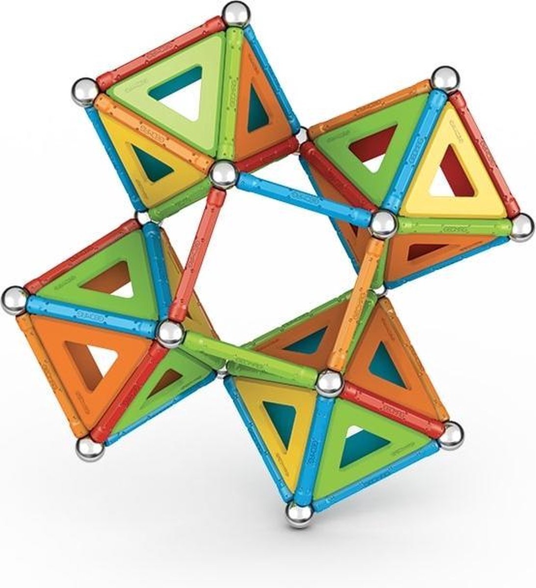 Geomag Super Color Recycled - Magnetisch Constructiespeelgoed met Panelen - 114-delig - Vanaf 5 jaar — afbeelding 7