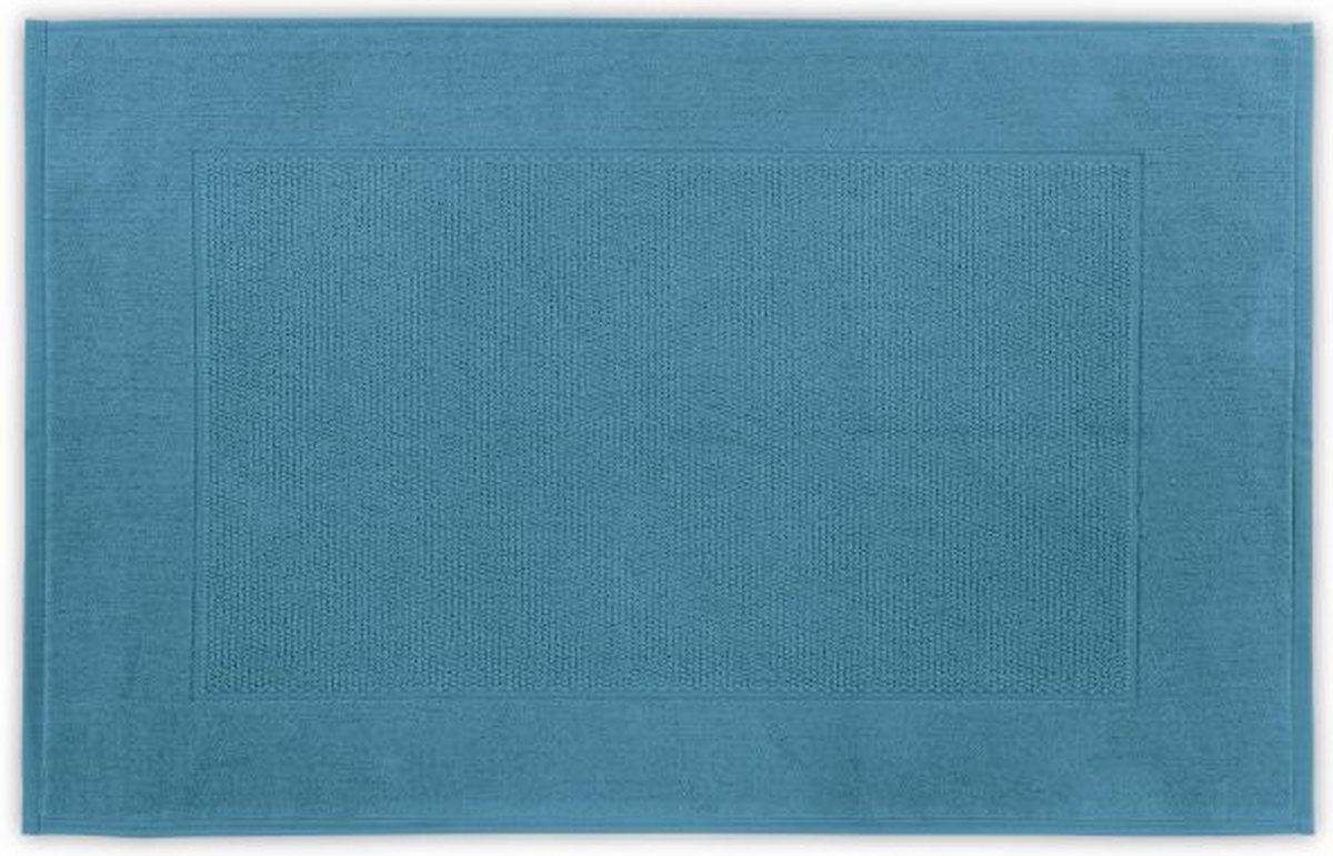Tiseco Home Studio - Badmat DELUX - SET/2 - 100% katoen - 750 g/m² - superzacht en zeer absorberend - Rechthoek - 50x80 cm - Turkoois