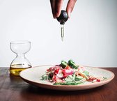 Olie- en azijndispenser set met glazen pipet - set van 2 met elk 120 ml - perfect voor ciabatta en salade