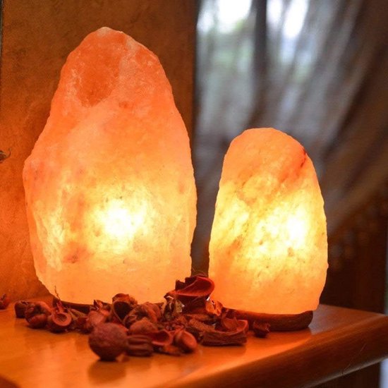 Zoutlamp - Zoutlamp Himalayazout - Nachtlampje - Dimbaar