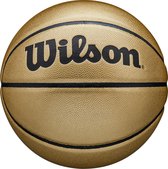 Wilson Gold Comp Ball WTB1350XB, Goud, or, basket-ball, taille: 7