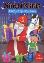 Sint Doeboek - Kleur- en Spelletjesboek Met 60 stickers Sinterklaas – 128 pagina’s