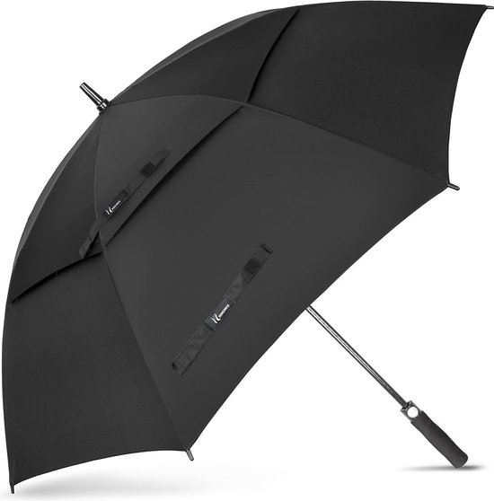 G4Free Paraguas de golf de 54 Pulgadas de apertura automática, Extra grande, Doble dosel, Ventilado, Resistente al viento, Impermeable, Paraguas de palo G4Free Paraguas de golf de 54 Pulgadas de apertura automática, Extra grande, Doble dosel, Ventilado, Resistente al viento, Impermeable, Paraguas de palo