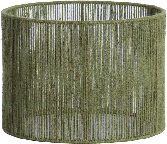 Light&living Cylindre d'abat-jour 35-35-25 cm TOSSA jute vert