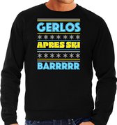 Bellatio Decorations Apres ski sweater heren - Gerlos - zwart - apresski bar/kroeg - wintersport S