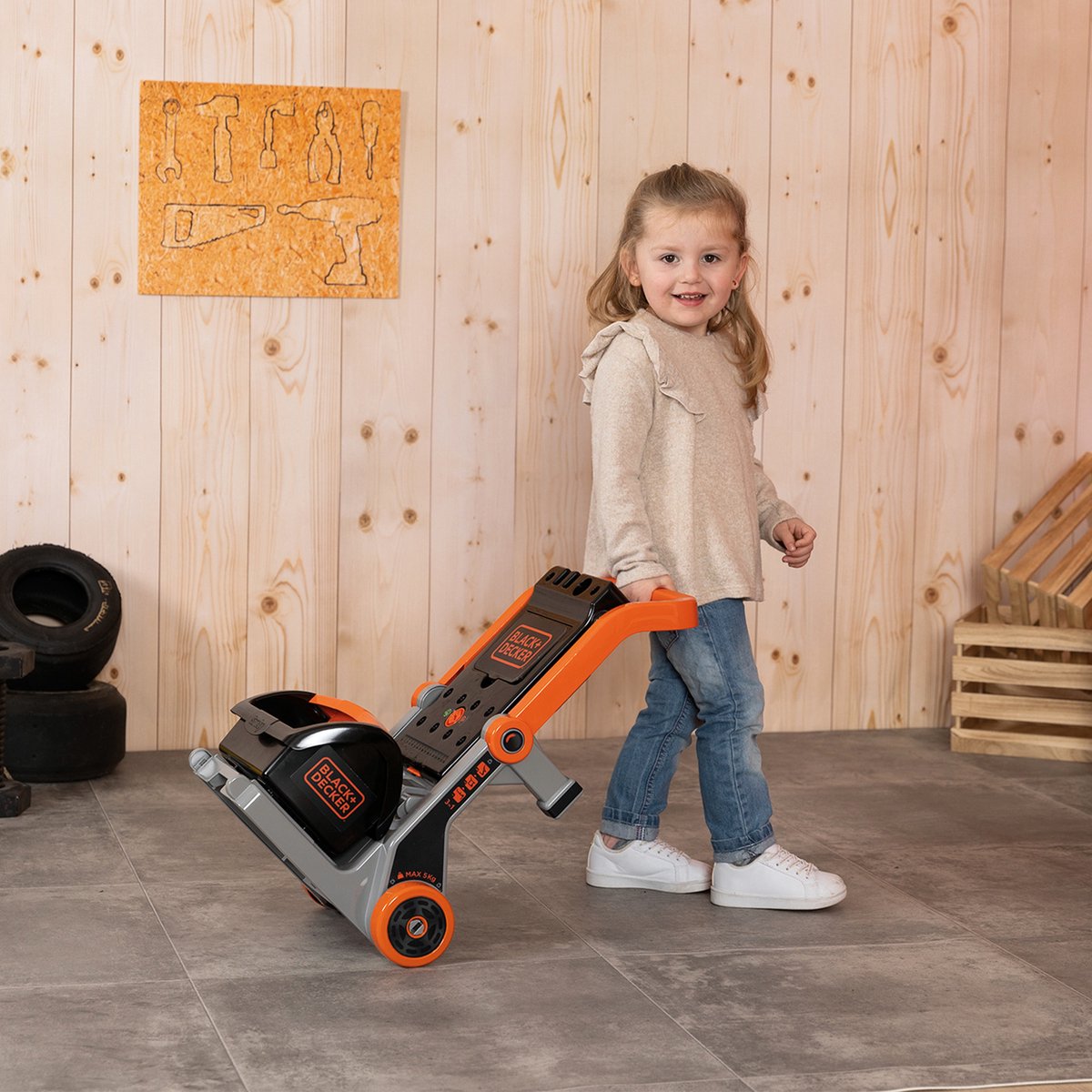 Smoby Établi de jeu pour enfants BLACK+DECKER