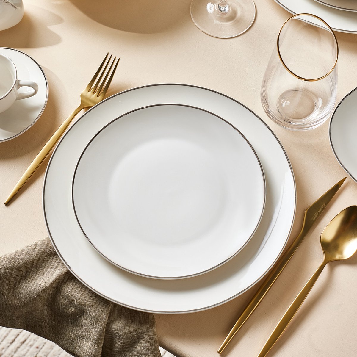 Essuie-vaisselle professionnel hébergement foyer blanc 100% Coton  restaurant restauration serveur hôtel, THST13