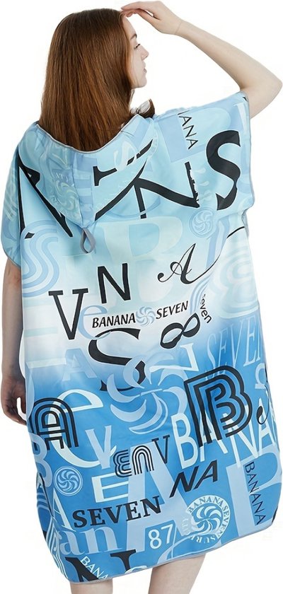 Livano Surf Poncho pour Adultes - Serviette à langer douce - Femme et homme