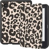 Hoesje geschikt voor Kobo Clara 2E E-reader - iMoshion Design Slim Soft Case Bookcase - Ook geschikt voor Tolino Shine 4 - Leopard