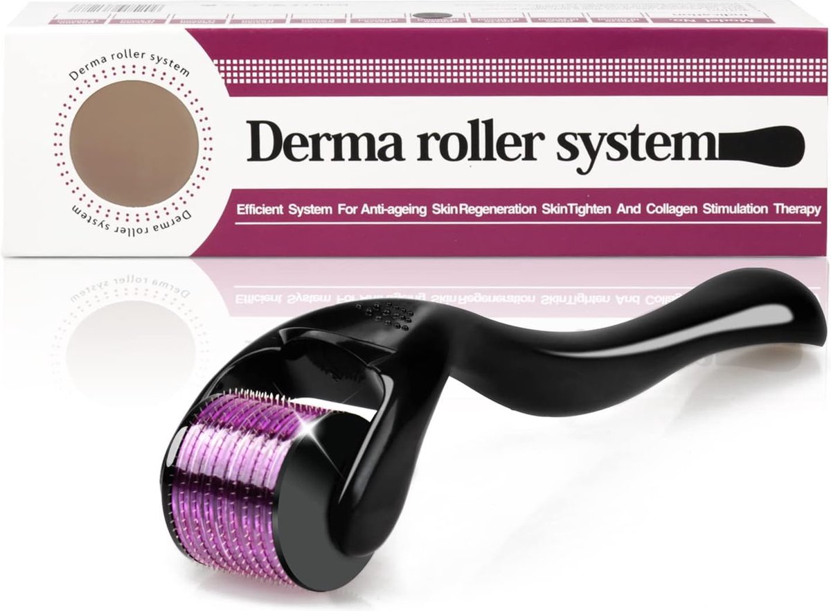 Equivera Baardroller - 1,5 mm - Dermaroller - Baardgroei Kit - Sinterklaas Cadeau - Kerstcadeau