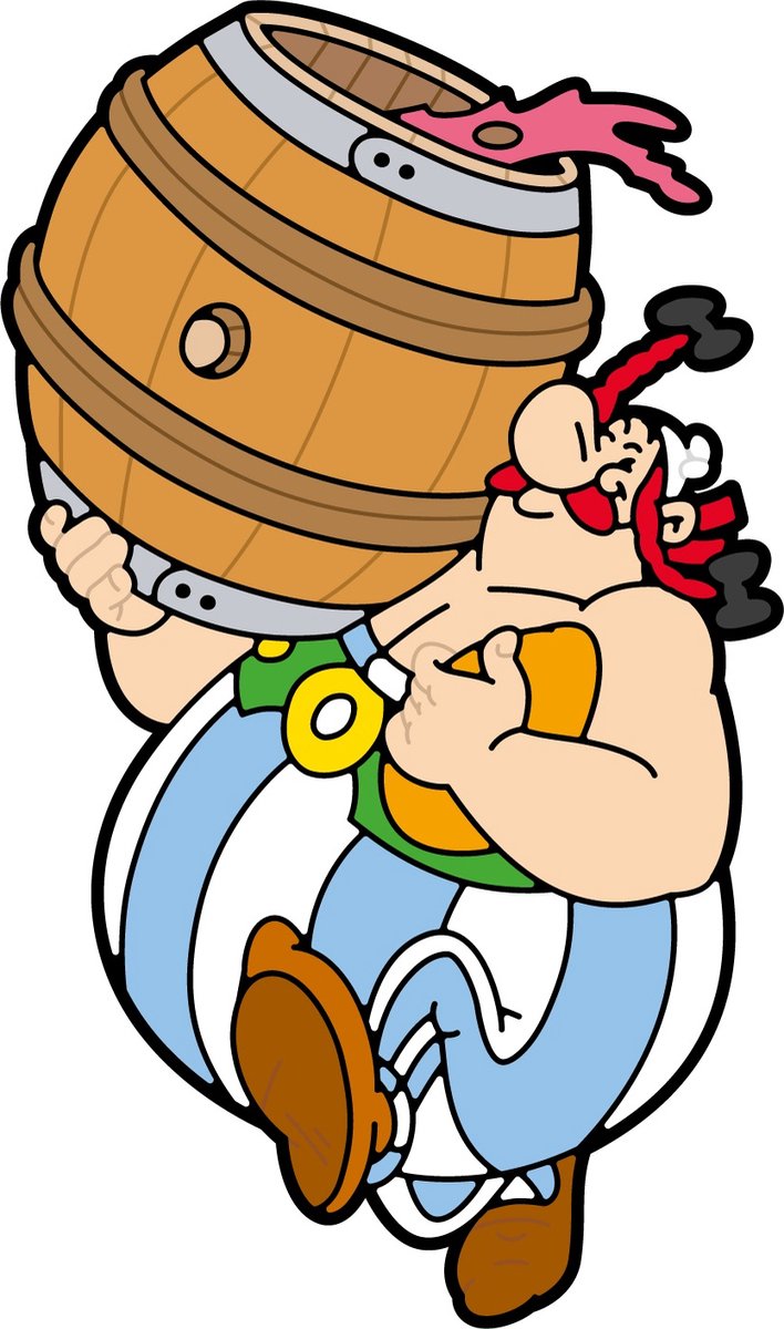 Plastoy Asterix - Kauwgom Magneet Asterix in Bretagne Veelkleurig