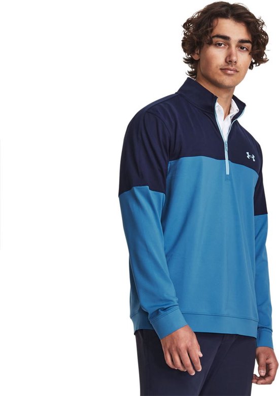Under Armour Golf Storm Midlayer Halve Rits Sweatshirt Blauw L Vrouw
