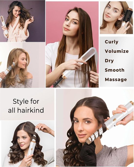 ShopGlobe Fohnborstel - Krulborstel - Airstyler - Multistyler - Heteluchtborstel