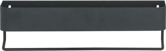 Sealskin Brix - Wandrek met handdoekrek 35 cm - M - Zwart