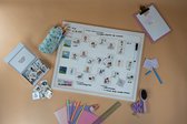 Planbord - Educatieve Planbord - Educatieve Speelgoed - Kinderen 3-12 jaar - Montessori Speelgoed - Dag planner - Leren Plannen - Magnetische Pictos - Autisme - TOS - Planner - Educatieve Cadeau voor kinderen - Zummikids
