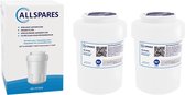AllSpares Waterfilter (2x) voor koelkast geschikt voor GE MWF