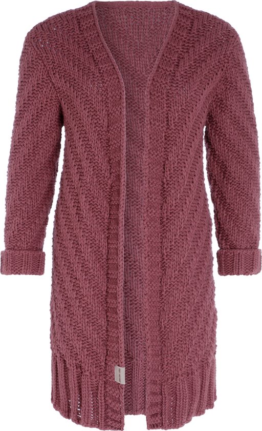 Gebreide damesvest met zakken | Zwart – Mode
