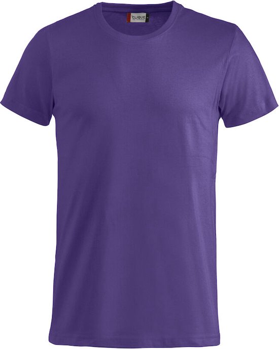 Clique 2 Pack Basic Fashion-T Modieus T-shirt kleur Helder Lila maat XS
