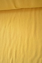 Gebreide stof uni geel 1 meter - modestoffen voor naaien - stoffen