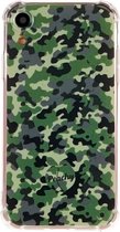 Peachy Leger Camouflage Survivor TPU hoesje voor iPhone XR - Army Groen