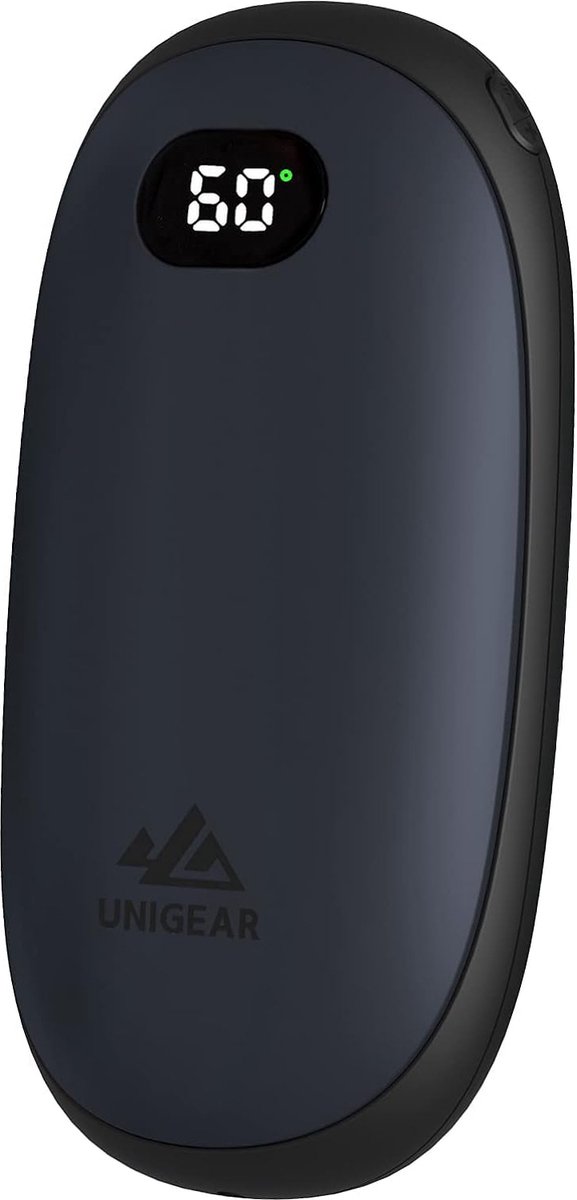 Equivera Chauffe-mains électrique - 21 modes - Rechargeable - Zwart -  Portable 