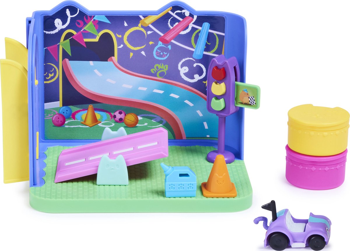 Gabby et la Maison Magique - Playset Deluxe La Salle de Musique de DJ Miaou  - 1 figurine + accessoires - Cdiscount Jeux - Jouets