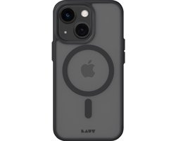 LAUT HUEX PROTECT Hoesje, Mat, Soft-Touch Afwerking, MagSafe® Compatibel, IMPKT Cell® Valbescherming, iPhone 15 Plus - Zwart