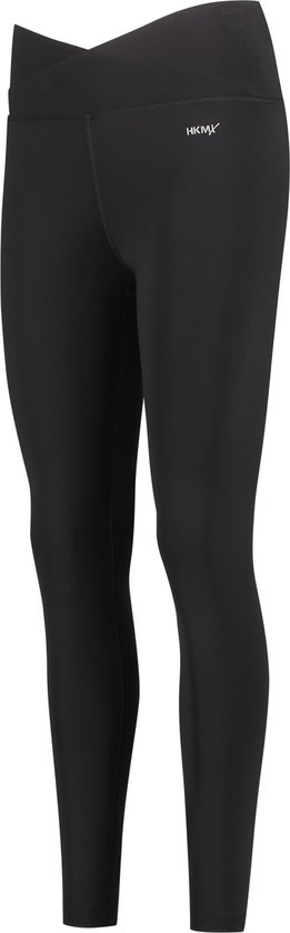 ZAAYO Sportlegging voor dames, V-rug, scrunch butt, leggings, hoge taille, sportbroek, crossback voor sport, gym, fitness, Donkerblauw, L