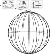 Kerstverlichting - Lichtbol 60cm - Metaal INCL timer - Warm licht