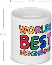 Akyol - world's best neighbour Spaarpot - Buurman - beste buurman - verjaardagscadeau - kado - gift - 350 ML inhoud