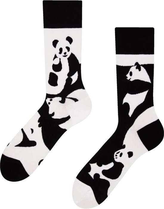 Chaussettes rigolotes - Chaussettes régulières Abstract Panda - Unisexe - Taille - 39-42