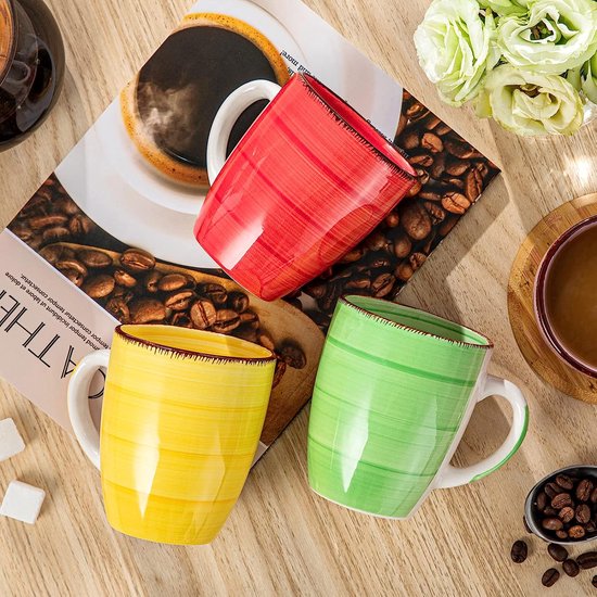 Espresso Kopjes - Set 6 Stuks - Nature Oker Espresso Cups - Kleine Espresso Kopjes - Set 6 Stuks - Nature Oker Espresso Cups - Kleine