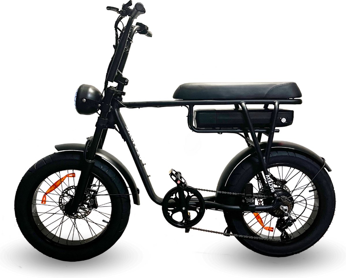 BYCLETA S3 Elektrische Fatbike - 250W - 17.5Ah - Hydraulische remmen - Zwart