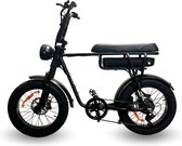 BYCLETA S3 (EB2) Elektrische Fatbike - 250W - 17.5Ah - Hydraulische remmen - Zwart