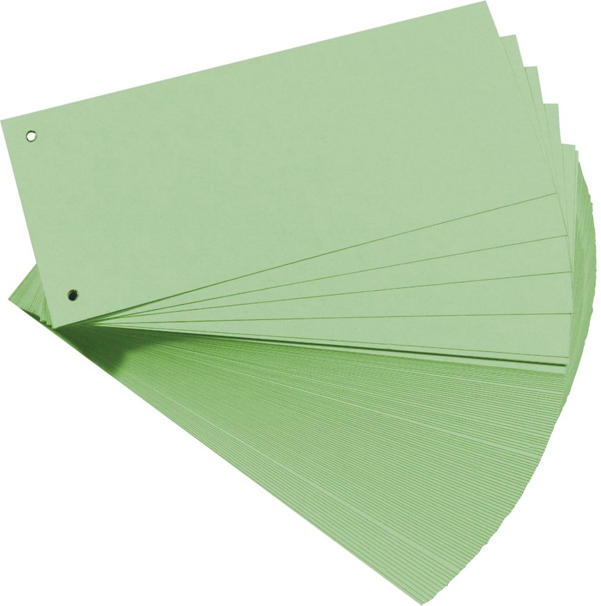 Herlitz scheidingsstroken - DIN A4 - manilla karton - groen - 100st. - Herlitz