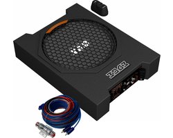 Edge EDBX10A-E0 Subwoofer Auto Met Versterker - 360 Watt - Actieve Subwoofer - Underseat - 10 Inch Woofer - Incl Kabelset