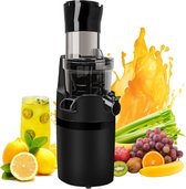 Bol.com Slowjuicer - Sapcentrifuge - Brede invoertrechter - Voor Groente en Fruit - 600 ml - 200 Watt - Met Reinigingsborstel aanbieding